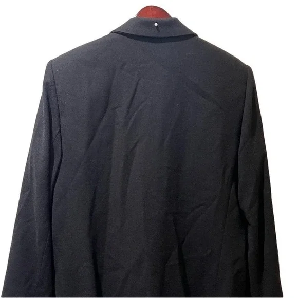 Vintage Blazer Suit Coat Jacket Embroidered Gold Leaf Thread with Pearl Accent - Picture 2 of 9